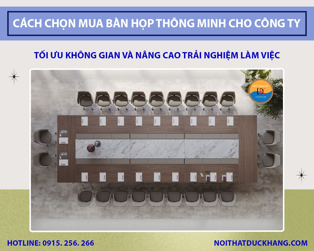 Cách chọn mua bàn họp thông minh cho công ty, văn phòng Cách chọn mua bàn họp thông minh cho công ty, văn phòng
