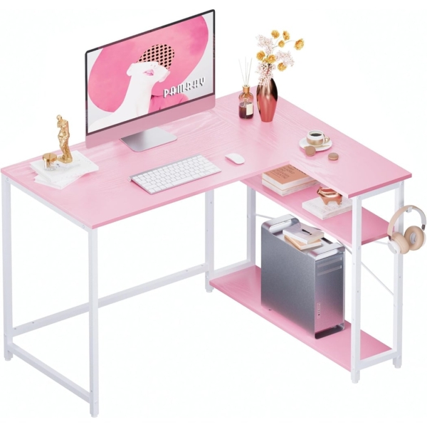 Bàn làm việc tại nhà hiện đại kết hợp kệ đảo chiều tiện lợi - BTNDK04
