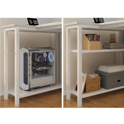 Bàn làm việc tại nhà kết hợp chân đế máy tính và đèn LED - BTNDK09