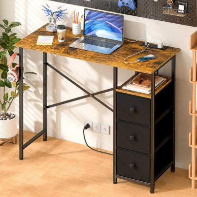 Bàn làm việc tại nhà chân sắt sơn tĩnh điện bền bỉ BTNDK25