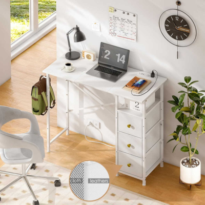 Bàn làm việc tại nhà chân sắt sơn tĩnh điện bền bỉ BTNDK25