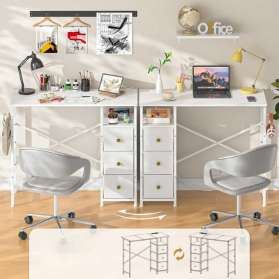 Bàn làm việc tại nhà chân sắt sơn tĩnh điện bền bỉ BTNDK25