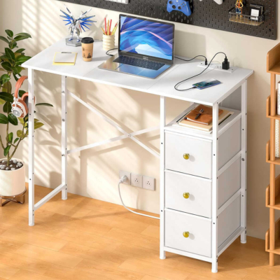 Bàn làm việc tại nhà chân sắt sơn tĩnh điện bền bỉ BTNDK25