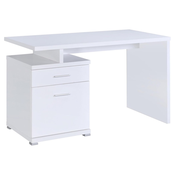 Bàn làm việc tại nhà bằng gỗ tích hợp tủ hồ sơ lưu trữ tiện lợi BTNDK27
