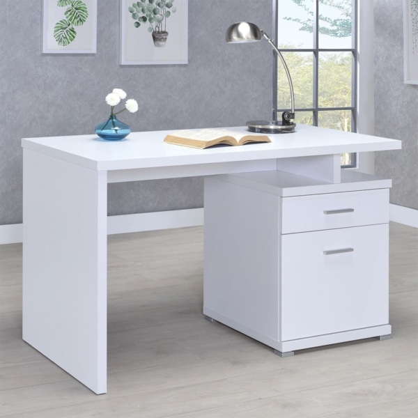 Bàn làm việc tại nhà bằng gỗ tích hợp tủ hồ sơ lưu trữ tiện lợi BTNDK27