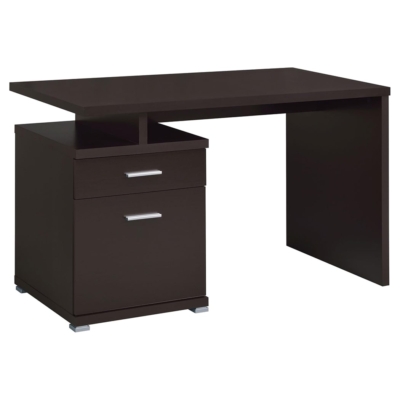 Bàn làm việc tại nhà bằng gỗ tích hợp tủ hồ sơ lưu trữ tiện lợi BTNDK27