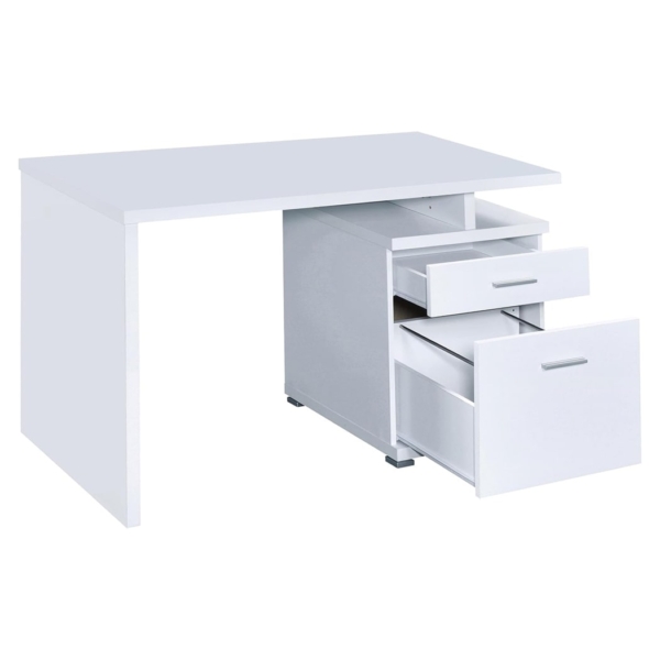 Bàn làm việc tại nhà bằng gỗ tích hợp tủ hồ sơ lưu trữ tiện lợi BTNDK27