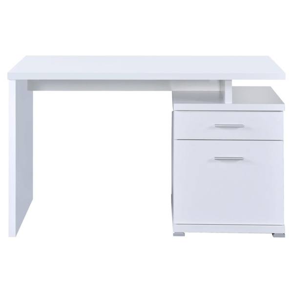 Bàn làm việc tại nhà bằng gỗ tích hợp tủ hồ sơ lưu trữ tiện lợi BTNDK27