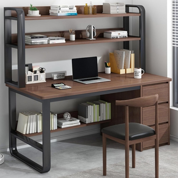 Bàn làm việc tại nhà tích hợp tủ lưu trữ 3 ngăn kéo hiện đại BTNDK31