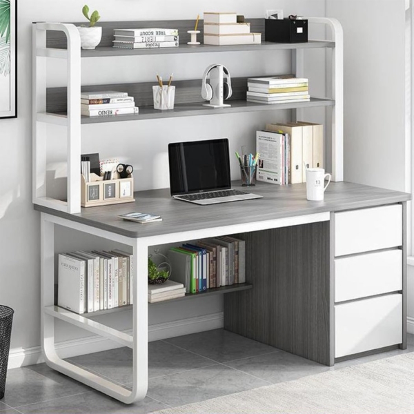 Bàn làm việc tại nhà tích hợp tủ lưu trữ 3 ngăn kéo hiện đại BTNDK31