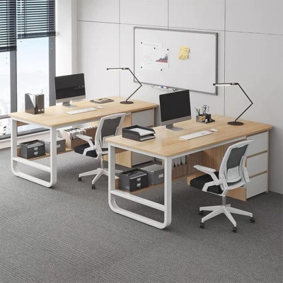 Bàn làm việc tại nhà tích hợp tủ lưu trữ 3 ngăn kéo hiện đại BTNDK31