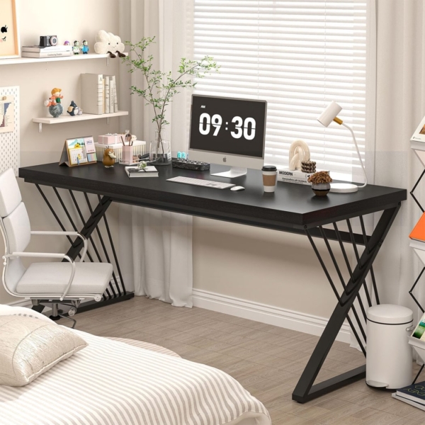 Bàn làm việc tại nhà nhỏ gọn chữ Z, mặt gỗ công nghiệp BTNDK33
