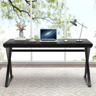 Bàn làm việc tại nhà nhỏ gọn chữ Z, mặt gỗ công nghiệp BTNDK33