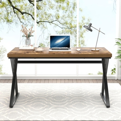 Bàn làm việc tại nhà nhỏ gọn chữ Z, mặt gỗ công nghiệp BTNDK33