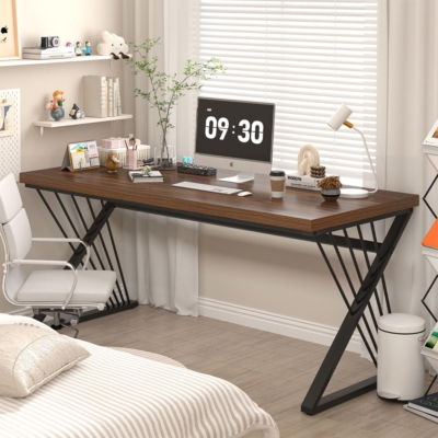 Bàn làm việc tại nhà nhỏ gọn chữ Z, mặt gỗ công nghiệp BTNDK33