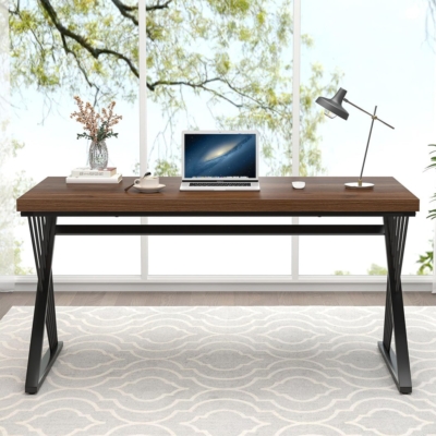 Bàn làm việc tại nhà nhỏ gọn chữ Z, mặt gỗ công nghiệp BTNDK33