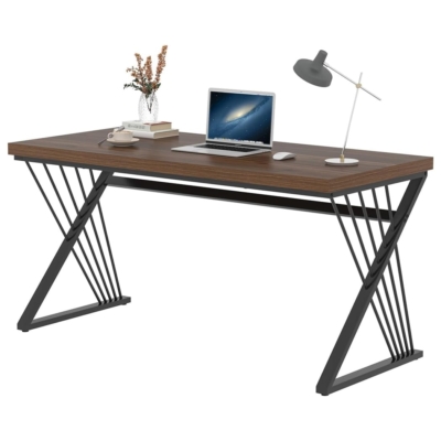 Bàn làm việc tại nhà nhỏ gọn chữ Z, mặt gỗ công nghiệp BTNDK33