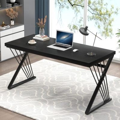 Bàn làm việc tại nhà nhỏ gọn chữ Z, mặt gỗ công nghiệp BTNDK33