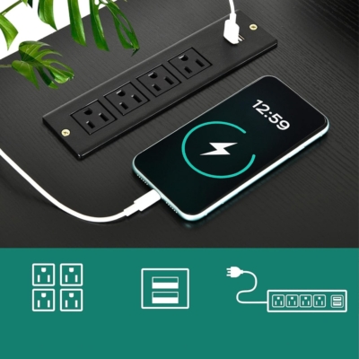 Bàn làm việc tại nhà bằng gỗ chân sắt tích hợp tủ lưu trữ BTNDK37