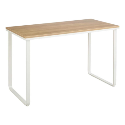 Bàn làm việc tại nhà đơn giản, chân sắt sơn tĩnh điện dáng chữ U BTNDK43