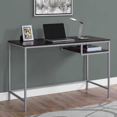 Mẫu bàn làm việc tại nhà mặt gỗ, chân sắt sơn tĩnh điện bền bỉ BTNDK44
