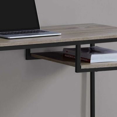 Mẫu bàn làm việc tại nhà mặt gỗ, chân sắt sơn tĩnh điện bền bỉ BTNDK44