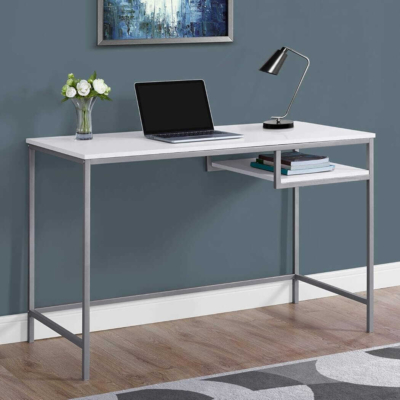 Mẫu bàn làm việc tại nhà mặt gỗ, chân sắt sơn tĩnh điện bền bỉ BTNDK44