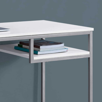 Mẫu bàn làm việc tại nhà mặt gỗ, chân sắt sơn tĩnh điện bền bỉ BTNDK44