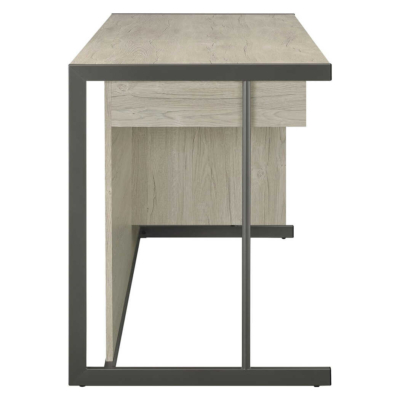 Bàn làm việc tại nhà bằng gỗ khung thép sơn tĩnh điện độc đáo BTNDK46