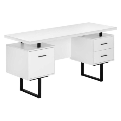 Bàn làm việc tại nhà chân sắt chữ U lạ mắt kết hợp tủ lưu trữ BTNDK51