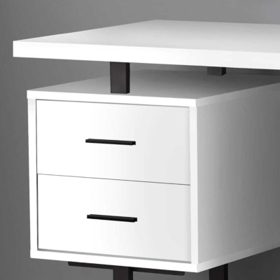 Bàn làm việc tại nhà chân sắt chữ U lạ mắt kết hợp tủ lưu trữ BTNDK51