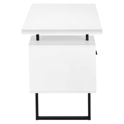 Bàn làm việc tại nhà chân sắt chữ U lạ mắt kết hợp tủ lưu trữ BTNDK51