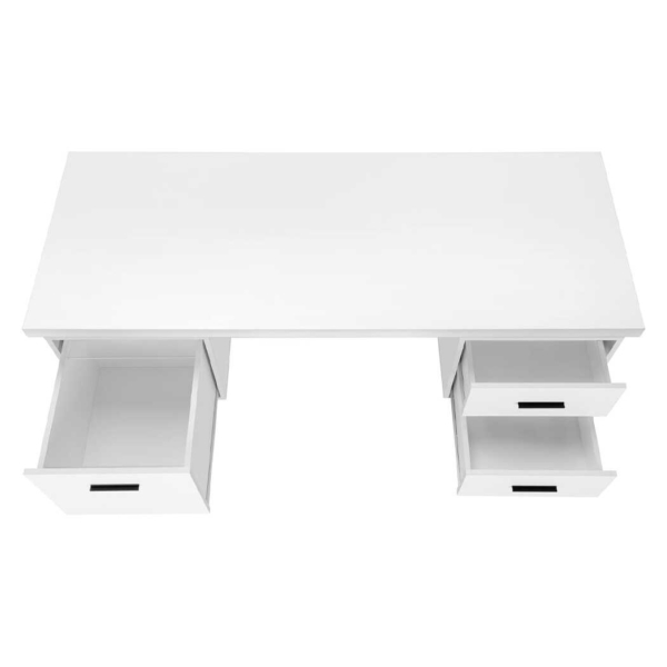 Bàn làm việc tại nhà chân sắt chữ U lạ mắt kết hợp tủ lưu trữ BTNDK51