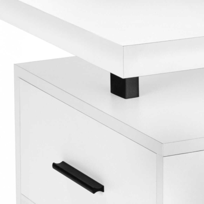 Bàn làm việc tại nhà chân sắt chữ U lạ mắt kết hợp tủ lưu trữ BTNDK51