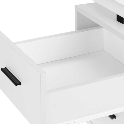 Bàn làm việc tại nhà chân sắt chữ U lạ mắt kết hợp tủ lưu trữ BTNDK51