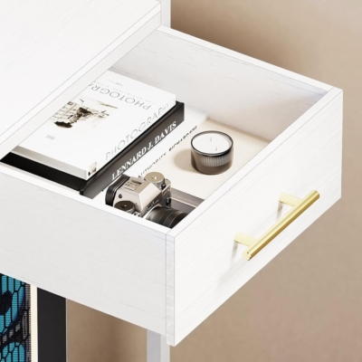 Bàn làm việc tại nhà mặt gỗ, chân sắt sơn tĩnh điện kèm ngăn kéo BTNDK53