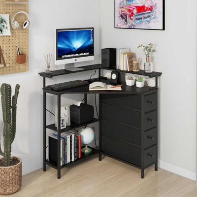 Bàn làm việc tại nhà độc đáo, dáng tam giác cho không gian nhỏ BTNDK61