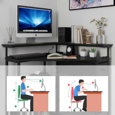 Bàn làm việc tại nhà độc đáo, dáng tam giác cho không gian nhỏ BTNDK61