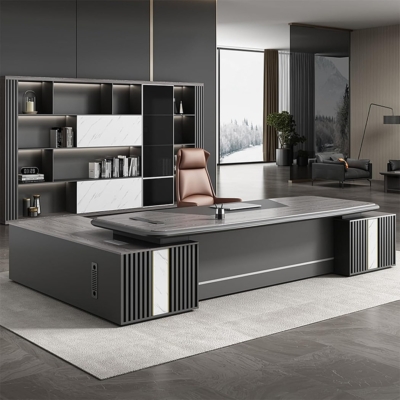 Bàn giám đốc hiện đại, khung chân bàn thiết kế ấn tượng DKFBGD132