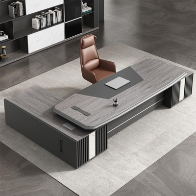 Bàn giám đốc hiện đại, khung chân bàn thiết kế ấn tượng DKFBGD132