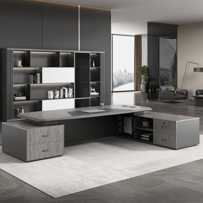 Bàn giám đốc hiện đại, khung chân bàn thiết kế ấn tượng DKFBGD132