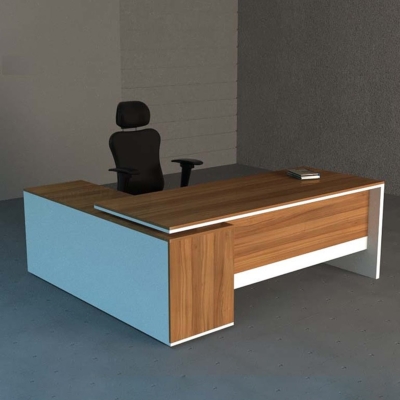 Bàn giám đốc 1m6 chữ L, kèm tủ phụ tiện lợi Nexus DKFBGD64-W