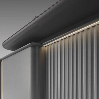 Bàn giám đốc cao cấp hình chữ L, kết hợp tủ phụ đa năng DKFBGD74