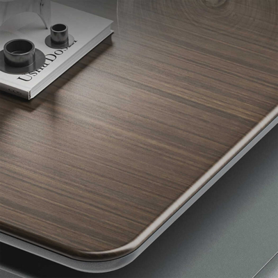 Bàn giám đốc cao cấp hình chữ L, kết hợp tủ phụ đa năng DKFBGD74