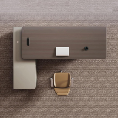 Bàn giám đốc phong cách hiện đại với hình chữ L độc đáo DKFBGD77