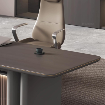 Bàn giám đốc phong cách hiện đại với hình chữ L độc đáo DKFBGD77