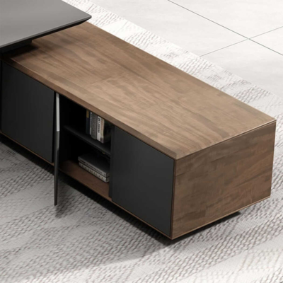 Bàn giám đốc gỗ công nghiệp cao cấp kèm tủ phụ thông minh DKFBGD79