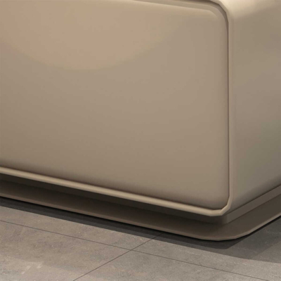 Bàn giám đốc hiện đại chữ L, kèm tủ phụ, đèn LED tiện lợi DKFBGD87