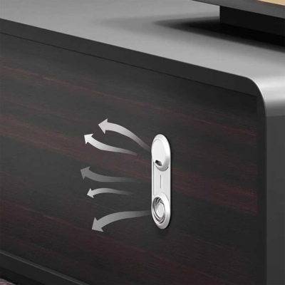 Bàn giám đốc gỗ mdf dáng chữ L kèm tủ phụ đa năng DKFBGD88