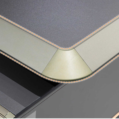 Bàn giám đốc chữ L kèm tủ phụ, chân bàn trang trí ấn tượng DKFBGD94